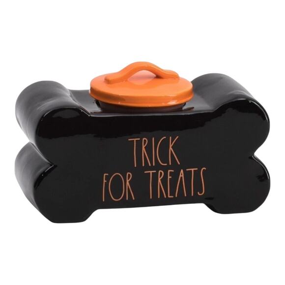 Rae Dunn Halloween Dog Bone Ceramic Canister - Picture 5 of 5